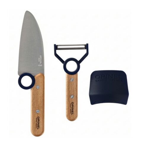 opinel-le-petit-chef-set-3-pezzi-coltello-pelapatate-salvadita-blu-1.jpg OPINEL LE PETIT CHEF Set 3 pezzi - coltello, pelapatate, salvadita - blu