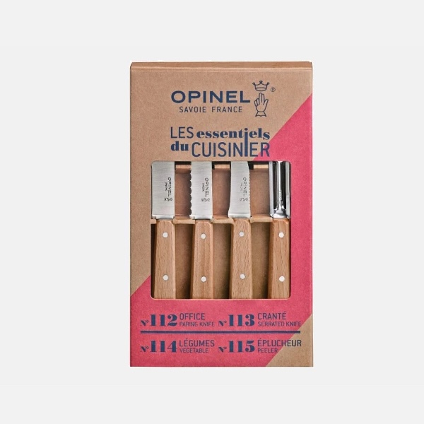 opinel-les-essentiels-set-4-coltelli-multiuso-naturale-1.jpg OPINEL LES ESSENTIELS Set 4 coltelli multiuso - naturale