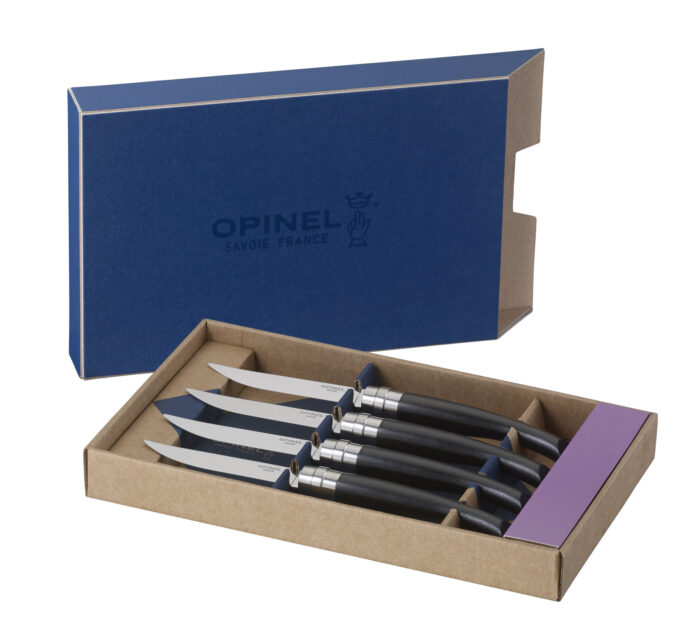 opinel-set-4-coltelli-premium-manico-ebano-1.jpg OPINEL Set 4 coltelli PREMIUM manico EBANO