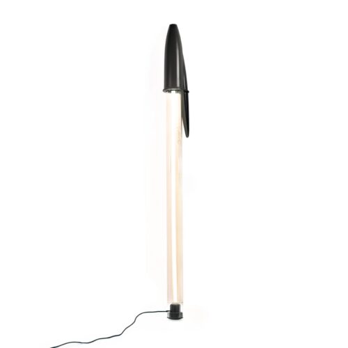Seletti BIC LAMP Lampada a ded iconica - trasparente/nero