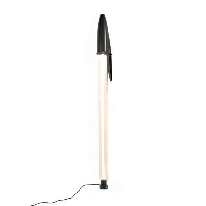 Seletti BIC LAMP Lampada a ded iconica - trasparente/nero