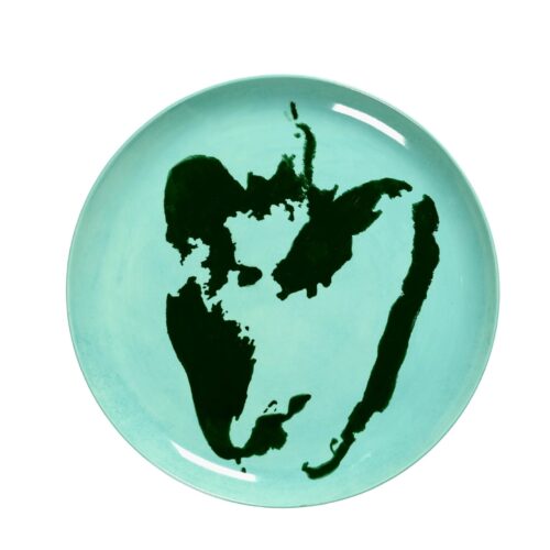 FOTO QUADRATA - 1 Serax FEAST OTTOLENGHI Piatto piano 26,5cm - blue green