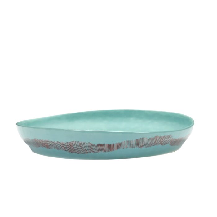FOTO QUADRATA - 1 Serax FEAST OTTOLENGHI Piatto servire alto M - light blue
