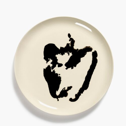 serax-feast-ottolenghi-white-pepper-black-piatto-piano-white-black-1.jpg Serax FEAST OTTOLENGHI Piatto piano 26,5cm - white black