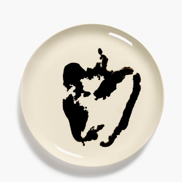 serax-feast-ottolenghi-white-pepper-black-piatto-piano-white-black-1.jpg Serax FEAST OTTOLENGHI Piatto piano 26,5cm - white black