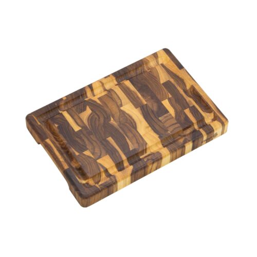 Stolf Tagliere con scanalatura in TEAK END GRAIN 58,5x38x3,2cm