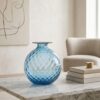 venini-balloton-vaso-monofiore-100.14-acquamare-filo-rosso-2.jpg Venini BALLOTON Vaso monofiore 100.14 - acquamare filo rosso