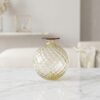 venini-balloton-vaso-monofiore-100.14-pagliesco-filo-rosso-2.jpg Venini BALLOTON Vaso monofiore 100.14 - pagliesco filo rosso