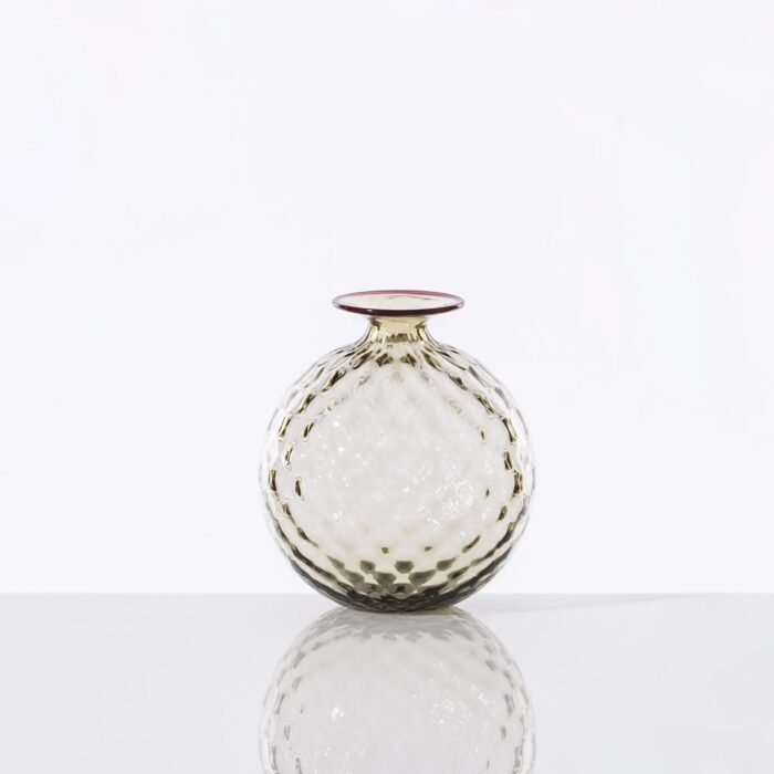 venini-balloton-vaso-monofiore-100.14-talpa-filo-rosso-3.jpeg Venini BALLOTON Vaso monofiore 100.14 - talpa filo rosso