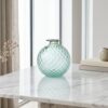 venini-balloton-vaso-monofiore-100.14-verde-menta-filo-rosso-2.jpg Venini BALLOTON Vaso monofiore 100.14 - verde menta filo rosso
