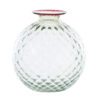venini-balloton-vaso-monofiore-100.14-verde-rio-filo-rosso-1.jpeg Venini BALLOTON Vaso monofiore 100.14 - verde rio filo rosso