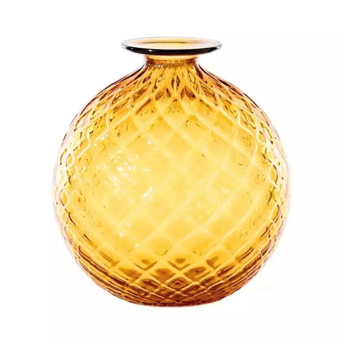 venini-balloton-vaso-monofiore-100.16-ambra-filo-orizzonte-1.jpeg Venini BALLOTON Vaso monofiore 100.16 - ambra filo orizzonte