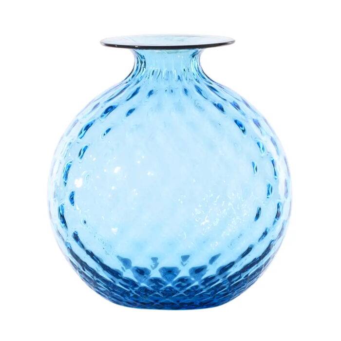 venini-balloton-vaso-monofiore-100.18-acquamare-filo-rosso-1.jpeg Venini BALLOTON Vaso monofiore 100.18 - acquamare filo rosso