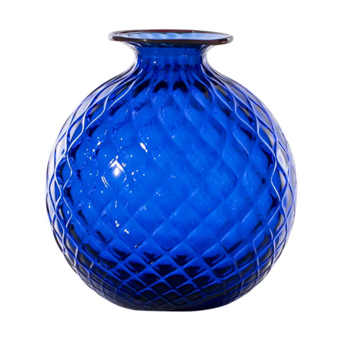 venini-balloton-vaso-monofiore-100.29-zaffiro-filo-rosso-1.jpeg Venini BALLOTON Vaso monofiore 100.29 - zaffiro filo rosso