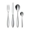 FOTO QUADRATA - 2 Alessi MAMI Set posate per 6 persone 24 pezzi - manico monoblocco