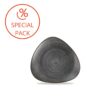 Churchill STONECAST Kit 6 piatti LOTUS 22,9cm - raw black