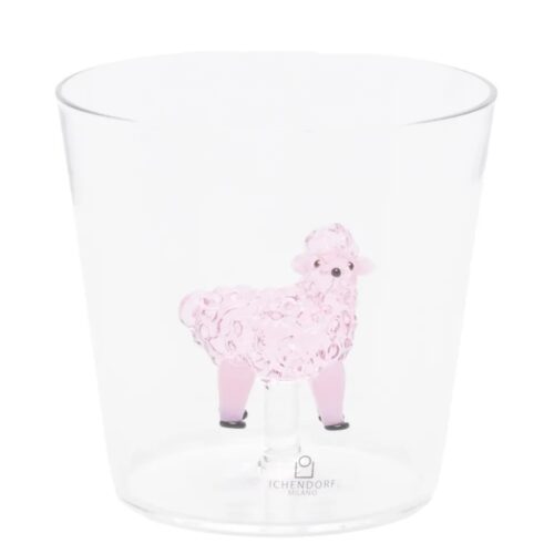 Ichendorf ANIMAL FARM Bicchiere pecora rosa