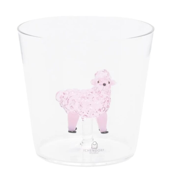 Ichendorf ANIMAL FARM Bicchiere pecora rosa