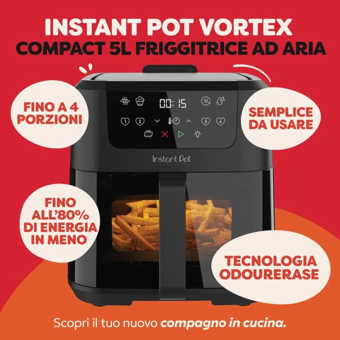 instant-pot-vortex-plus-clearcook-5l-nero-3.jpg Instant Pot VORTEX Plus Clearcook 5L - nero