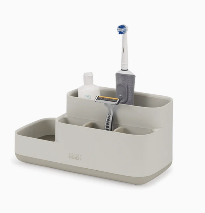 joseph-joseph-easystore-organizer-per-bagno-beige-finitura-opaca-1.png Joseph Joseph EASYSTORE Organizer bagno - beige finitura opaca