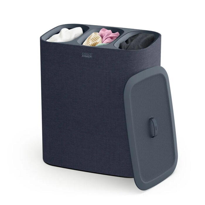 joseph-joseph-tota-trio-cesto-per-bucato-da-90-litri-con-separatore-nero-1.jpg Joseph Joseph TOTA TRIO Cesto per bucato da 90 litri con separatore - nero