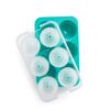Lékué Vaschetta per cubetti di ghiaccio sferico con coperchio - green