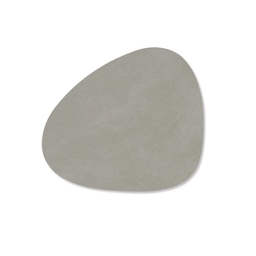 LINDDNA GLASS MATS Sottobicchiere curvo - light grey