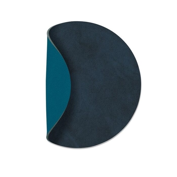 linddna-glass-mats-sottobicchiere-tondo-reversibile-midnight-blue-petrol-1.jpg LINDDNA GLASS MATS Sottobicchiere tondo reversibile ø10cm - midnight blue / petrol