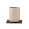 LINDDNA GLASS MATS Sottobichiere quadro  - dark brown