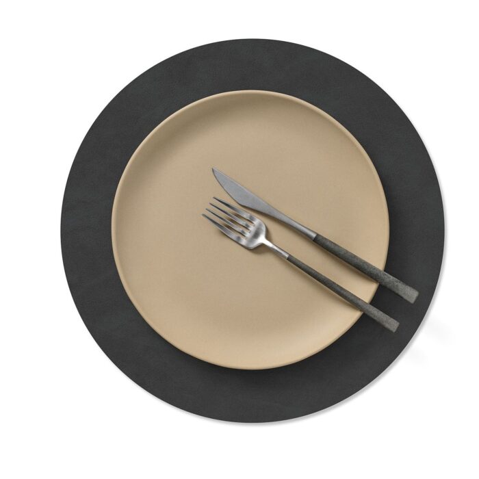 linddna-table-mats-sottopiatto-o30cm-black-2.jpg LINDDNA TABLE MATS Sottopiatto ø30cm - black