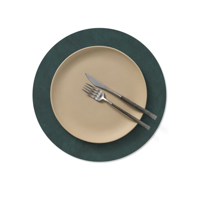 linddna-table-mats-sottopiatto-o30cm-dark-green-2.jpg LINDDNA TABLE MATS Sottopiatto ø30cm - dark green