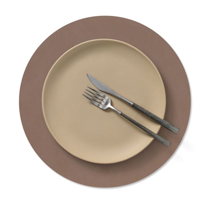 linddna-table-mats-sottopiatto-o30cm-truffle-2.jpg LINDDNA TABLE MATS Sottopiatto ø30cm - truffle
