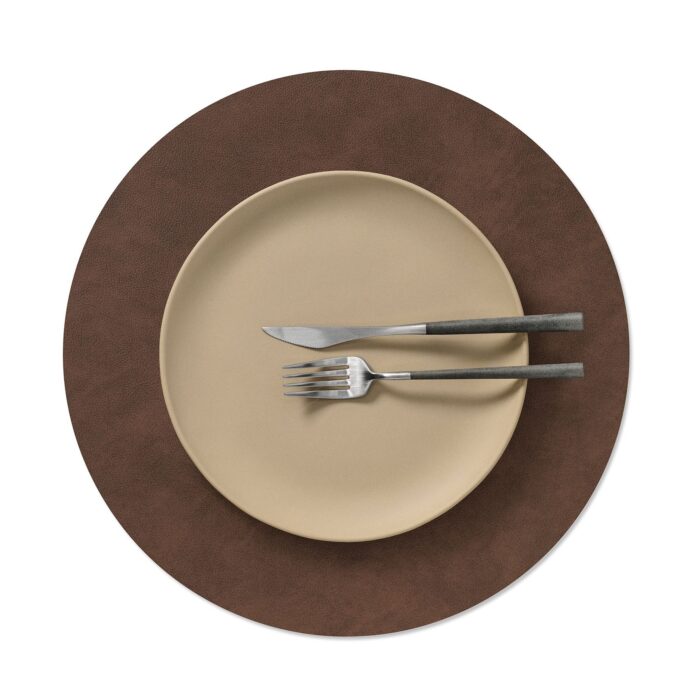 linddna-table-mats-sottopiatto-o38cm-dark-brown-2.jpg LINDDNA TABLE MATS Sottopiatto ø38cm - dark brown