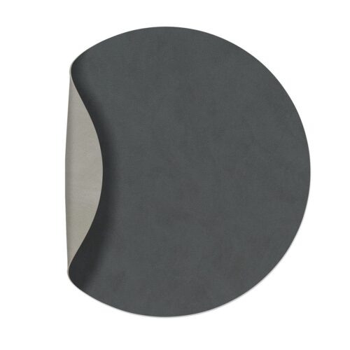 linddna-table-mats-sottopiatto-reversibile-o30cm-anthracite-light-grey-1.jpg LINDDNA TABLE MATS Sottopiatto reversibile ø30cm - anthracite / light grey