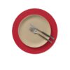 LINDDNA TABLE MATS Sottopiatto reversibile ø30cm - black / red