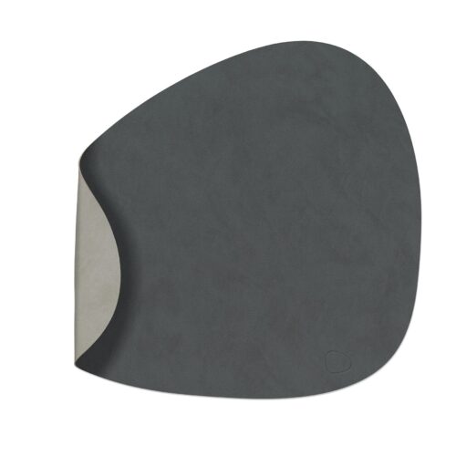 linddna-table-mats-tovaglietta-curva-reversibile-anthracite-light-grey-1.jpg LINDDNA TABLE MATS Tovaglietta curva reversibile - anthracite / light grey