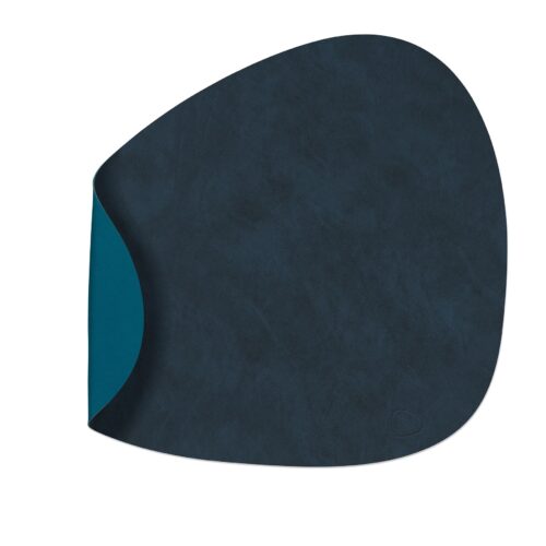 linddna-table-mats-tovaglietta-curva-reversibile-midnight-blue-petrol-1.jpg LINDDNA TABLE MATS Tovaglietta curva reversibile - midnight blue / petrol