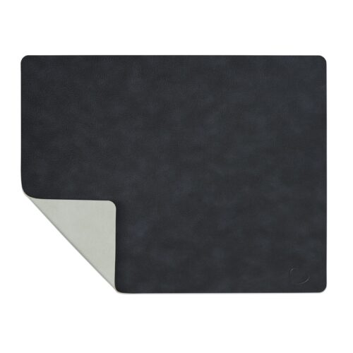 FOTO QUADRATA - 1 LINDDNA TABLE MATS Tovaglietta rettangolare reversibile - black / metallic