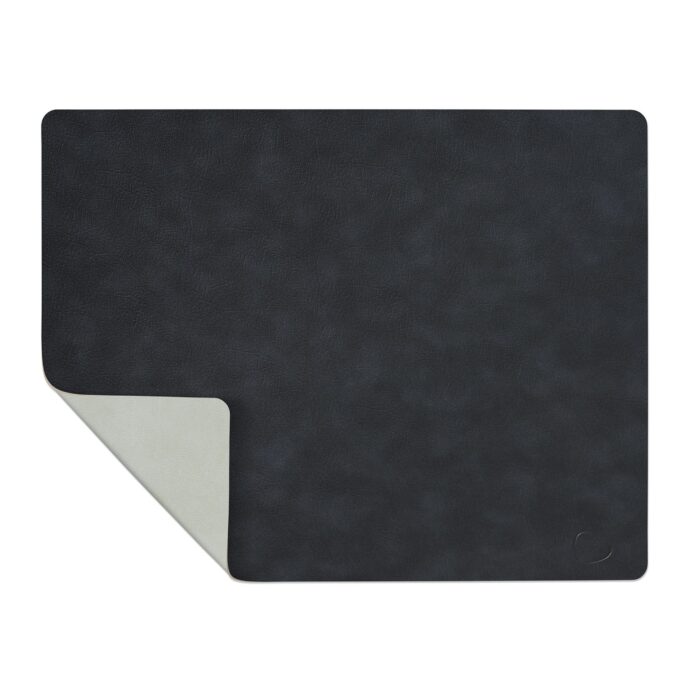 FOTO QUADRATA - 1 LINDDNA TABLE MATS Tovaglietta rettangolare reversibile - black / metallic