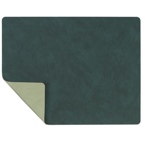 linddna-table-mats-tovaglietta-rettangolare-reversibile-dark-green-olive-green-1.jpg LINDDNA TABLE MATS Tovaglietta rettangolare reversibile - dark green / olive green
