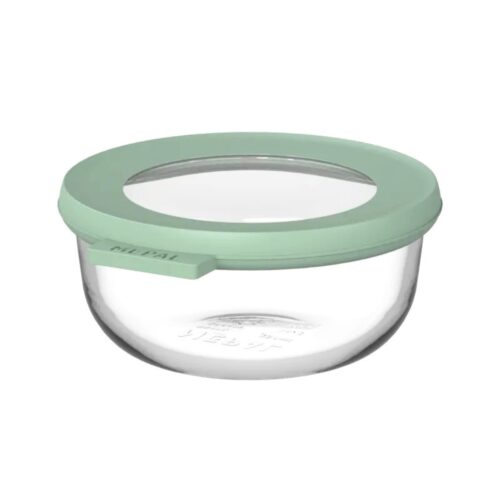 mepal-cirqula-vetro-ciotola-tonda-ermetica-bassa-750ml-trasparentenordic-sage-1.jpg Mepal CIRQULA VETRO Ciotola tonda ermetica bassa 750ML - trasparente,nordic sage