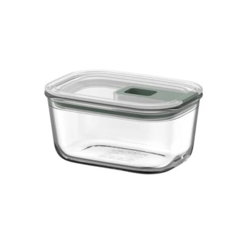 FOTO QUADRATA - 1 Mepal EASY CLIP VETRO Contenitore salvafreschezza alto 0,7L - trasparente,nordic sage