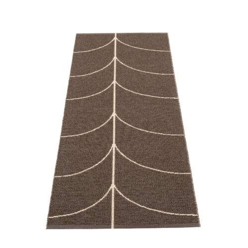pappelina-leif-tappeto-dark-brown-cream-1.jpg Pappelina LEIF Tappeto Dark Brown/Cream