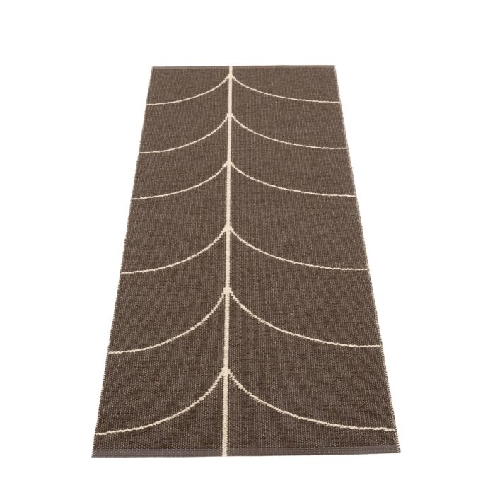 pappelina-leif-tappeto-dark-brown-cream-1.jpg Pappelina LEIF Tappeto Dark Brown/Cream