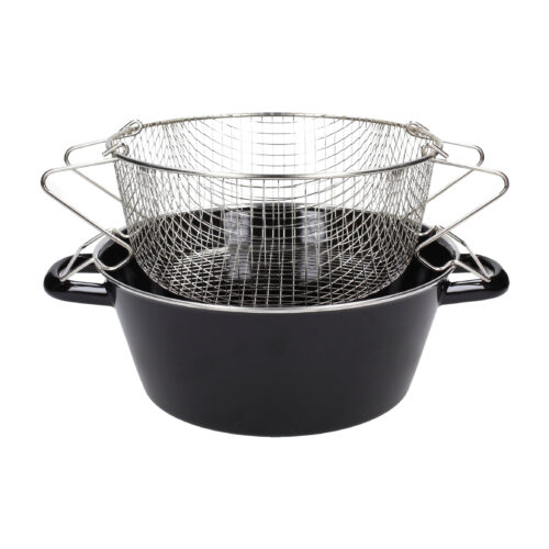 riess-friggitrice-con-inserto-26cm-nero-1.jpg Riess Friggitrice con inserto 26cm - nero