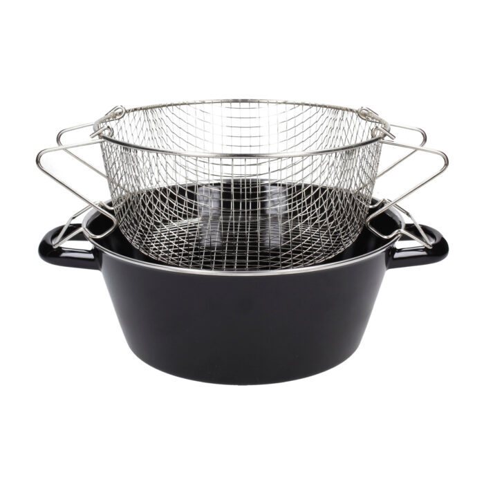 Riess Friggitrice con inserto 26cm - nero