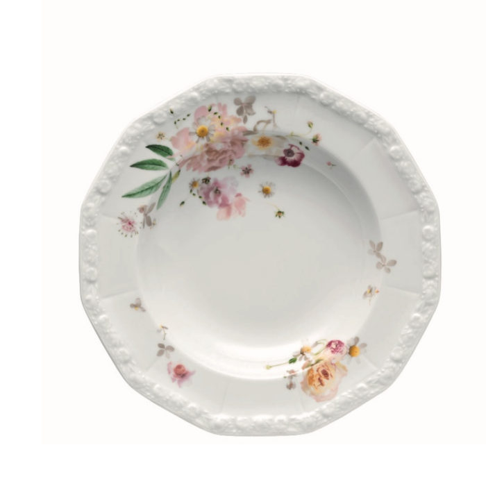 Rosenthal Maria Pink Rose piatto fondo ø 23 cm