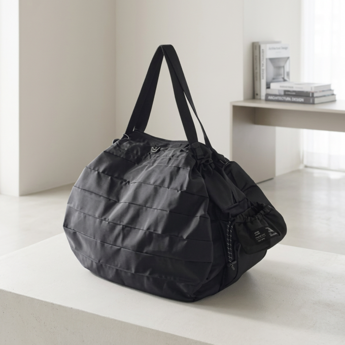 shupatto-cerniera-l-borsa-pieghevole-con-cerniera-27l-nero-2.png Shupatto CERNIERA L Borsa pieghevole con cerniera 27L - nero