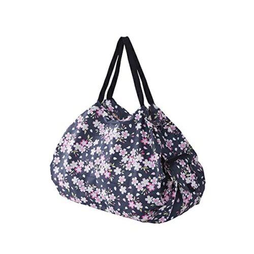 shupatto-compact-l-borsa-pieghevole-40l-nero-fantasia-1.jpeg Shupatto COMPACT L Borsa pieghevole 40L - nero fantasia