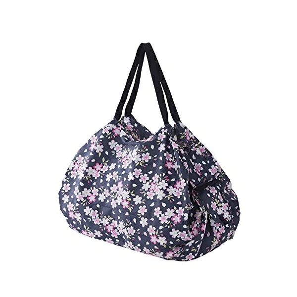 shupatto-compact-l-borsa-pieghevole-40l-nero-fantasia-1.jpeg Shupatto COMPACT L Borsa pieghevole 40L - nero fantasia